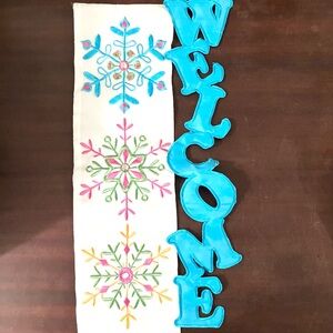 Winter Snowflake Garden Flag
